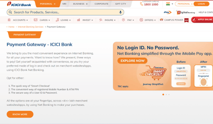 ICICI Payment Gateway