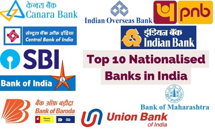 Top 10 Nationalised Banks in India